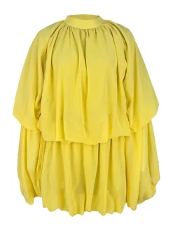 Ruffle Lantern Sleeve Top Shorts Set