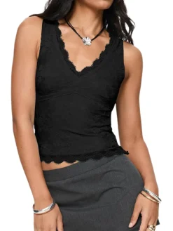 Scallop Lace Tank Top