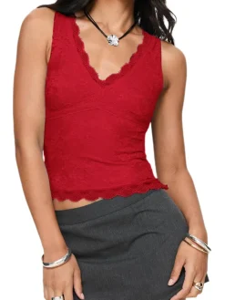 Scallop Lace Tank Top