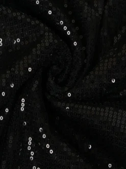 Sequin Letter Print Mini Dress