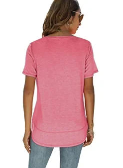 Short Sleeve Crewneck Side Split Top