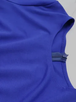 Short Sleeve Ruffle Patchwork Midi Dress