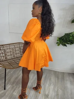 Short Sleeve Ruffle V Neck Ruched Mini Dress