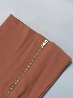 Short Sleeve Zipper Pocket Wide Leg Jumpsuit