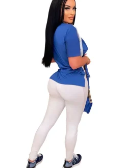 Short Sleeves Side Split T Shirt