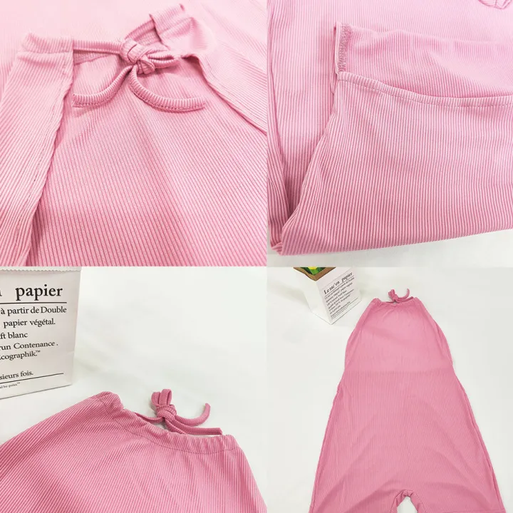 Sleeveless Backless Halter Bodycon Romper