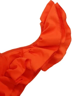 Sleeveless Crimping Backless Asymmetrical Mini Dress