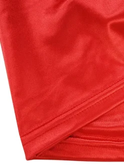 Sleeveless Mock Neck Wide-Leg Jumpsuit