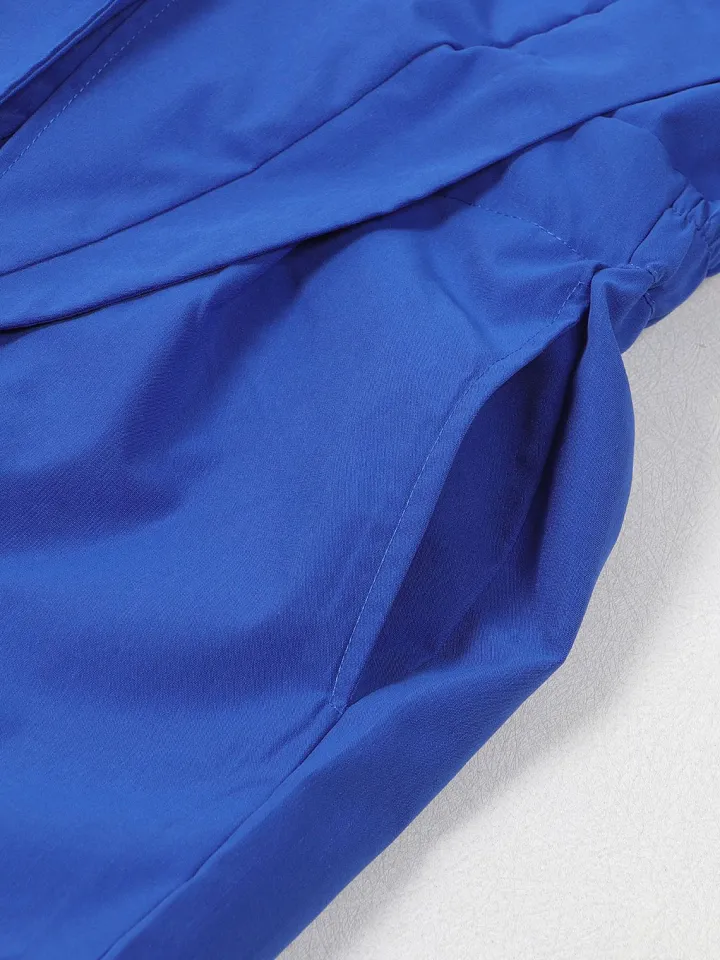 Sleeveless Solid Color Asymmetrical Romper