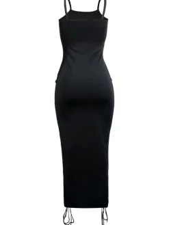 Sleeveless Tie Up Maxi Dress