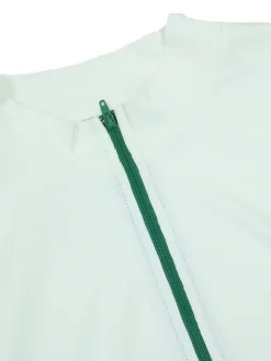 Sleeveless Zip-Up Crop Top Pleated Skirt Set