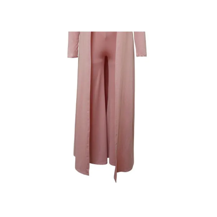 Solid Color Casual Three-Pieces Set