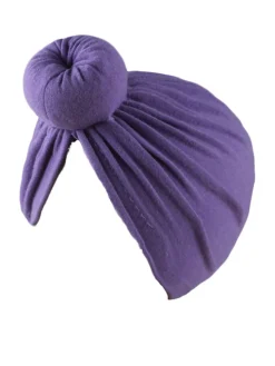 Solid Color Ruched Cross Turban Cap