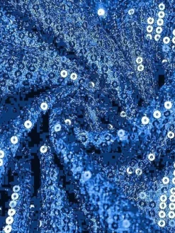 Sparkling Printed Lotus Hem Birthday Shimmery Dress