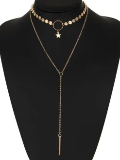 Star Decoration Tassels Necklaces