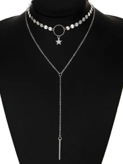 Star Decoration Tassels Necklaces