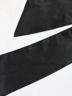 Strapless Bow Tie Back Sequin Maxi Dress