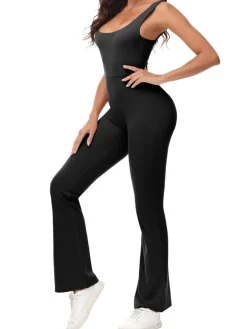 Strappy Cutout Backless Fitted Jumpsuit