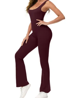 Strappy Cutout Backless Fitted Jumpsuit