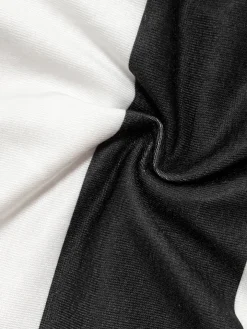 Striped Contrast Crop Top Skirt Set