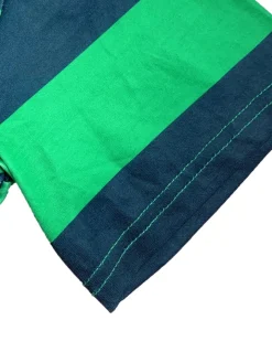 Striped Contrast Crop Top Skirt Set