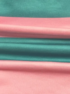 Striped Contrast Crop Top Skirt Set