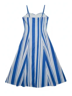 Striped Spaghetti Strap Dress