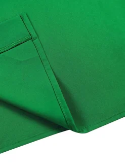 Studded Trim Oversized Shirt Midi Dress