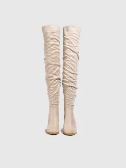 Suede Over-the-Knee Boots