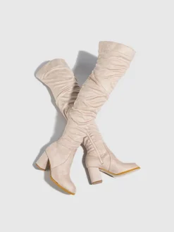 Suede Over-the-Knee Boots