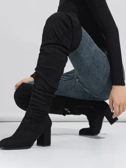 Suede Over-the-Knee Boots