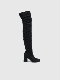 Suede Over-the-Knee Boots