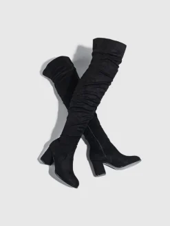 Suede Over-the-Knee Boots