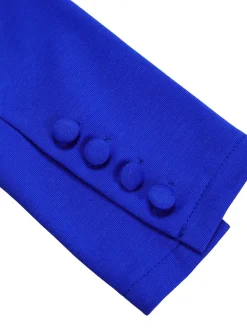 Tailored Lapel Peplum Blazer Pants Set