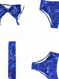 Three Piece Cover-Up Skirt Plus Size Swimsuit