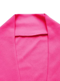 Three Piece Tank Top Short Jacket Pants Set