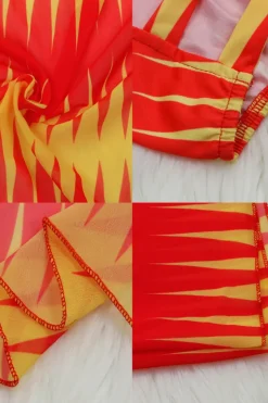 Three Pieces Beach Bikini Swimwear Suit