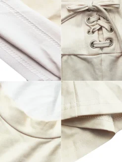 Tie-Dye Short Sleeve Crop Top Tie-Waist Pants Set