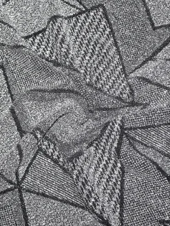 Two Piece Geometric Print Pant Suit