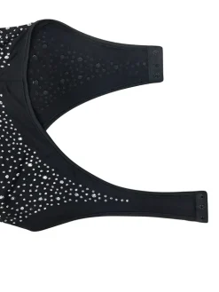 Two Piece Giltter Rhinestone Mesh Outfits