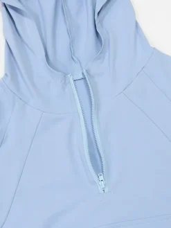 Two Piece Hoodie Crop Top Skirt Set