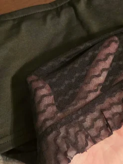 Two Piece Mesh Lace Tube Top Pants Sets