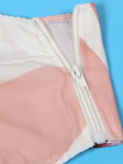 Two Piece One-Shoulder Floral Print Pants Set