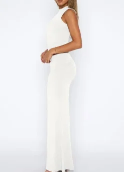 Two Piece Sleeveless Bodycon Top Ruched Skirt