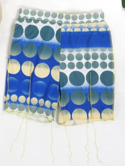 Two Piece Sleeveless Print Crop Top Bodycon Shorts