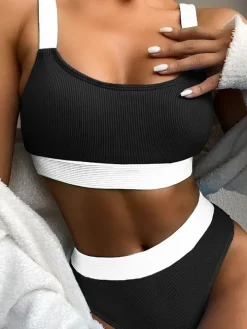 Two Piece Tank Top Brief Swimsuit