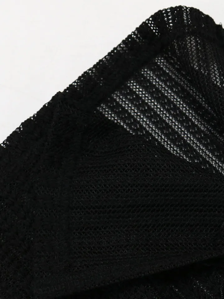 Two Piece Tassel Halter Tops Pants Sets