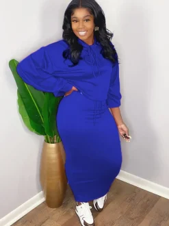 Two Pieces Scoop Neck Rib Crop Top Bodycon Skrit