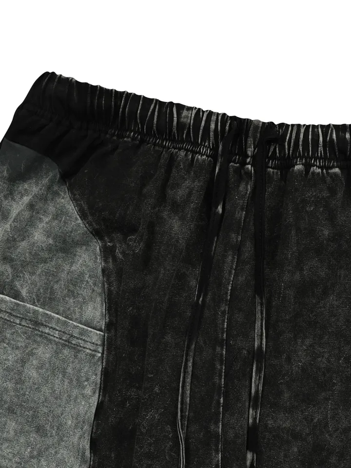 Two Pieces Solid Color Ruched Pants Set