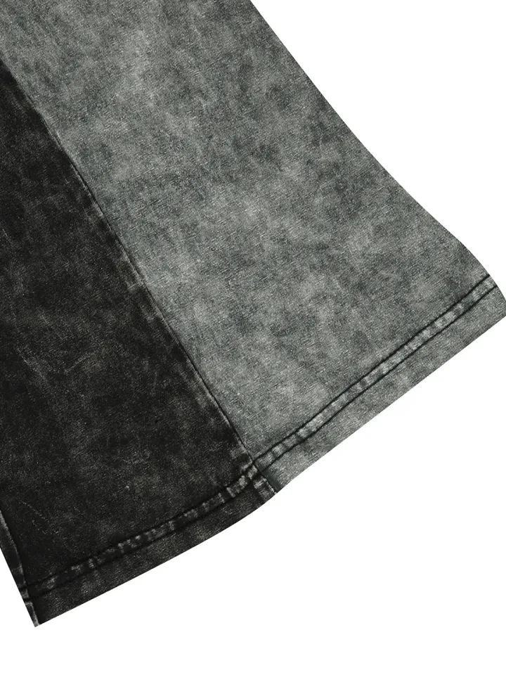 Two Pieces Solid Color Ruched Pants Set